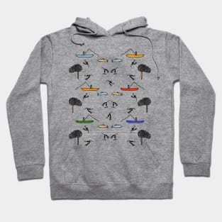 Fly Fishing Lover Pattern Hoodie